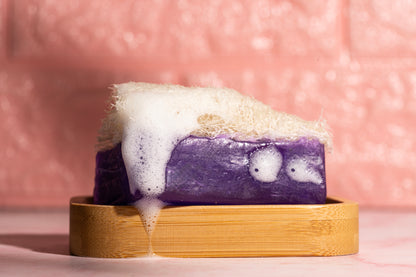 NATURAL LAVENDER LOOFAH SOAP 130 GRAM