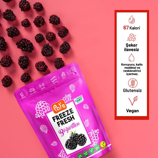 Pol's Freeze Fresh Freeze Dried Blackberries 20g