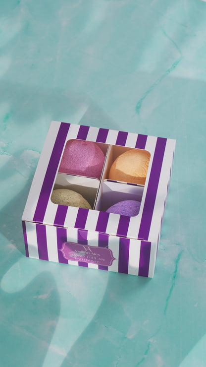 BATH BOMBS 4 X 125 GRAM